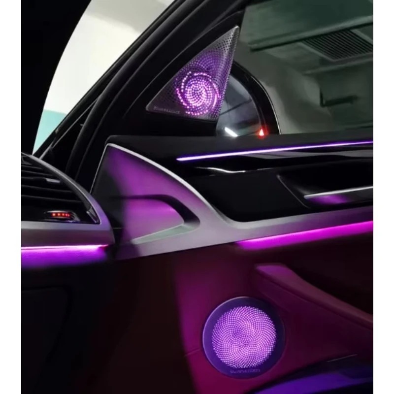 X3 X4 Ambient Light Suitable for G01 G02 X3 X4 Series Car LED Speaker Cover Tweeter HiFi Music Stereo Horn Decorate Refit